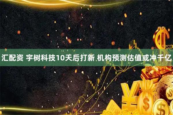 汇配资 宇树科技10天后打新 机构预测估值或冲千亿